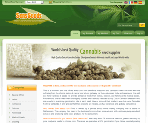 rhino-cannabis-seeds.com: Sens Seeds Home
This is a business site that offers world-class and beneficial marijuana and cannabis seeds for those who are suffering from the chronic pains of cancer and also a gateway for those who want to be entrepreneurs. You will see here varieties of seeds for provide almost all kinds from indoor, outdoor, and feminized to medical seeds. Furthermore, these seeds were thoroughly studied and carefully selected by top Dutch Cannabis breeders who are experts in examining germination rate of each seed. Hence, some of their products won the some Cannabis Festival worldwide. It only proves that their products are reliable, useful, beneficial, and globally competitive. 