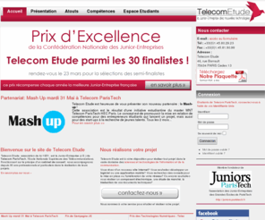 telecom-etude.com: Telecom Etude
La Junior-Entreprise de Telecom ParisTech réalise vos projets dans le domaine des sciences et technologies de l'information et de la communication.