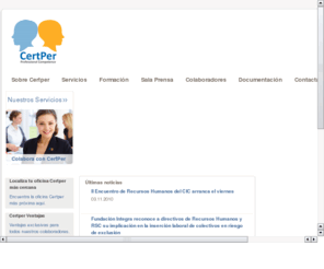 certper.es: CERTPER
CERTPER, Certificacin de Personas 2010