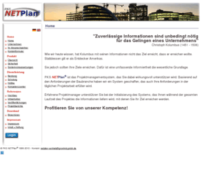 pks-netplan.com: Home
PKS NETPlan® - Ihr Projektkommunikationssystem im Internet