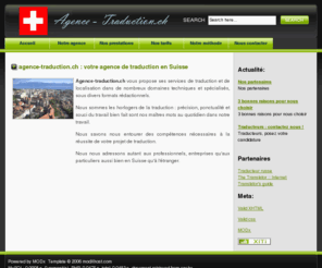 agence-traduction.ch: Votre agence de traduction en suisse romande | Accueil
