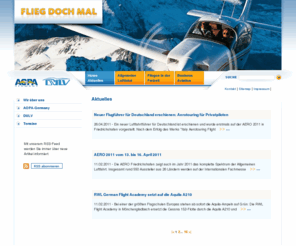 flieg-doch-mal.de: Home
Informationsportal der AOPA-Germany und des DULV über die Allgemeine Luftfahrt