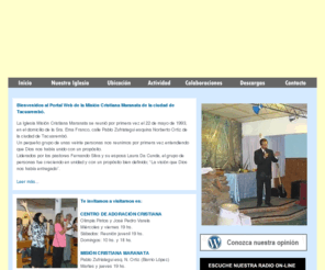 misioncristianamaranata.org: Misión Cristiana Maranata
Misión Cristiana Maranata difunde la palabra de Dios en Tacuarembó.