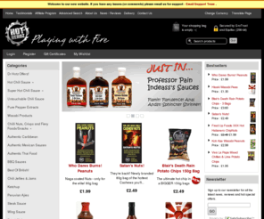 hot-headz.com: Hot sauces || Chilli sauces || The hot sauce specialists
The First, The Biggest and The Best website for mild to wild hot sauces and any chilli hot sauce fanatic. We hold the largest stocks of the widest range of speciality hot sauces in the UK.