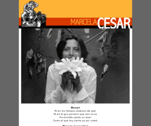 marcelacesar.com.ar: MARCELA CESAR ::: menu principal
