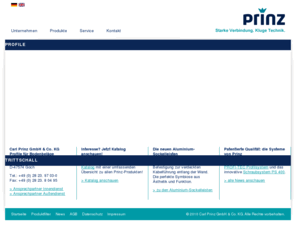 carl-prinz.com: Carl Prinz GmbH & Co. KG Profile für Bodenbeläge - Carl Prinz
Seit 120 Jahren individuelle Lösungen in der Fußbodentechnik.