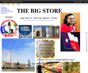 thebigstorecrystalbeach.com: Home Page
Home Page