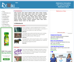 medicationwiki.org: RxWiki.net
Home Page