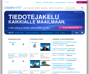 cisionwire.fi: CisionWire tiedotepalvelu | Cision Wire
CisionWire