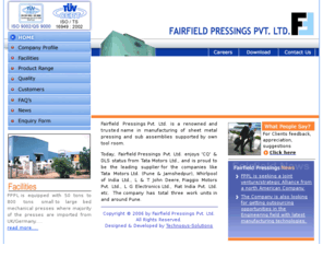 fairfieldpressings.com: Welcome to FAIRFIELD PRESSINGS PVT. LTD.
