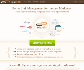 linkshiftr.com: Link Tracking for Internet Marketers | Link Rotation | Linkshiftr
Professional link tracking for internet marketers of all types. Track, Manage, Rotate.