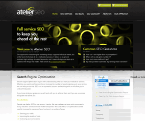 atelier-seo.com: Atelier SEO: Search Engine Optimisation Agency Southampton & Hampshire
Search Engine Optimisation Services and Pay Per Click Management from Atelier SEO in Southampton, Hampshire. Expert SEM service with a high success rate.