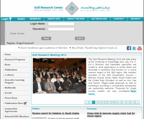 grc.ae: Gulf Research Center - Home Page
Gulf Research Center is an independent think tank to support the decision making on political, economical, social and security issues, as related to the GCC states and the Gulf countries in the Middle East.