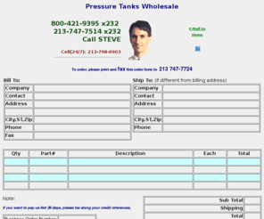 hydropneumatictank.com: Order Form
Order Form