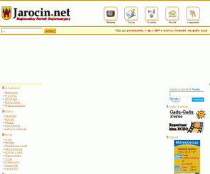 jarocin.net: Jarocin.Net - Regionalny Portal Informacyjny
Jarocin.Net - Regionalny Portal Informacyjny powiatu jarocińskiego. To nowoczesny portal, w którym znajdują się najciekawsze informacje dotyczące miasta Jarocin jak i całego powiatu. Noclegi, gastronomia, rozrywka, rekreacja, usługi, baza firm i instytucji. ZAPRASZAMY.