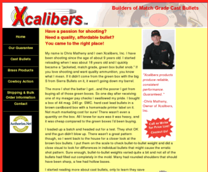 xcalibersreloading.com: Xcalibers Ammunition Supplies
bullets and supplies to reload your own ammunition