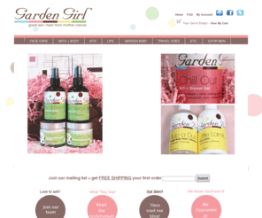 gardengirlskincare.com: Natural Skin Care | Paraben Free Skincare | Skin Care Systems, by Garden Girl Skincare
Natural Skin Care and Paraben Free Skin Care by Garden Girl SKincare company