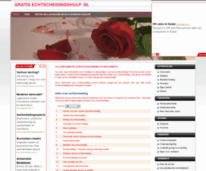 gratisechtscheidingshulp.nl: Alle informatie over echtscheiding op één website
Gratis onafhankelijke informatie over alles wat met echtscheiding te maken heeft.