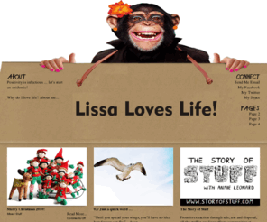 lissaloveslife.com: Lissa Loves Life
Forget the doom and gloom and disasters (just for a while) - let's celebrate the things that can make us smile