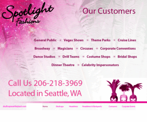 spotlightfashionsseattle.com: Spotlight Fashions : Home
Spotlight Fashions! Custom designed headdresses, costumes, skullcaps and more!