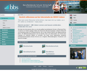 bbsw-koblenz.de: Welcome-start
Berufsbildende Schule Wirtschaft Koblenz