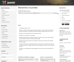 veggies.es: Bienvenidos a la portada
Joomla! - el motor de portales dinámicos y sistema de administración de contenidos