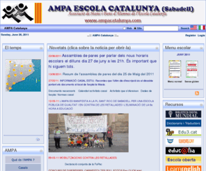 ampacatalunya.com: AMPA Catalunya
Espai web de l'Associació de Mares i Pares del CEIP Catalunya (Sabadell)