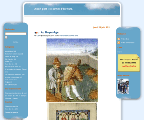 lescm2duport.net: A bon port : le carnet d'écriture.
