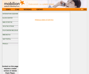 mobilion.si: Mobilion d.o.o.
mobilion.si - IVR, Interactive voice record