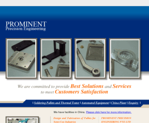 prominentpe.com: Prominent Precision Engineering
Design and Fabrication of Pallets for Semi-Con Industries