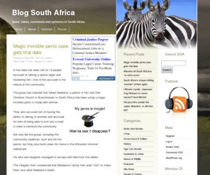 blogsouthafrica.net: Blog South Africa
News, views, comments and opinions of South Africa