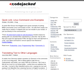 codejacked.com: ::<CodeJacked/> | Productivity and technology tips to get you jacked!
Productivity and technology tips to get you jacked!