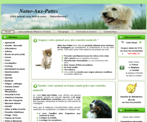 natur-aux-pattes.com: Remèdes Naturels pour Chiens et Chats - Natur-Aux-Pattes.com - Phytothérapie et Homéopathie
Remèdes naturels pour chiens et chats.