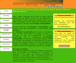 sepelec.com: SEPELEC ENERGIES RENOUVELABLES
TOUTES LES ENERGIES RENOUVELABLES