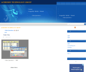 acebuddy-tech.com: Acebuddy Technology Group
PHP, Zend, eyeOS, ERP