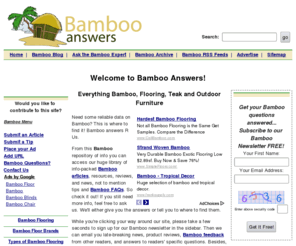 bambooanswers.com: Bamboo |
Expert advice and tips on Bamboo topics | 