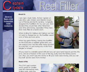 reelfiller.com: Reel Filler Rods Fishing
Captain Clyde's Reel Filler makes filling any kind of rod and reel easy.  All you need is a variable speed drill and the reel filler part the fits your reel.