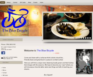 bluebicycle.net: The Blue Bicycle | Dawsonville Bistro | Home
The Blue Bicycle North Georgia Dawsonville. Come and share with us what we think a bistro should be.