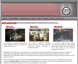 iafratemachine.com: Custom Machining, Custom Production, Engineering, Fabrication and Custom Fabrication - Iafrate Machine Works
Iafrate Machine Works opened its doors in 1976.  Since then, Iafrate Machine Works has been known for its custom machines, custom machine shop environment, custom metal fabrication, metal fabrication as well as its die shop, die cast, die cutting and steel fabrication.  Make sure you come to Iafrate Machine Works for all your die cutting, custom machine, custom machine shop, metal fabrication and custom metal fabrication needs.