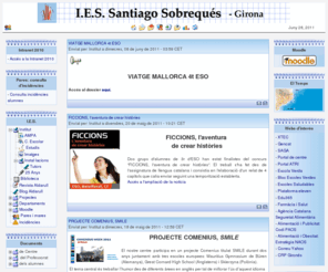 iessobreques.org: I.E.S. Santiago Sobrequés :: Institut d'educació secundària
Institut d'educació secundària