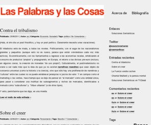 laspalabrasylascosas.com: Las Palabras y las Cosas
