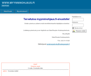 uutta.info: etusivu
SalesPeople Myynninohjaus.fi. Tehoa myyntiin