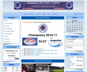 dcrsc.com: Washington DC Loyal Rangers Supporters Club
All the latest club news, directions, schedules, forum, downloads, shop, tables, stats from dcrsc.com - Washington DC Loyal Rangers Supporters Club.