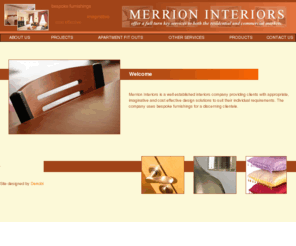 merrioninteriors.com: Merrion Interiors, Dublin Interiors Design, Shannon Homes, Apartment fit outs
Merrion Interiors specialising in interior design services to both the residential and commercial markets