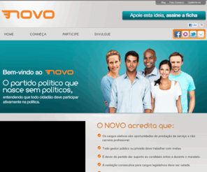 novo.org.br: Partido Novo
O partido político que nasce sem políticos