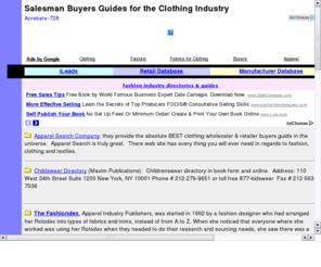 womensclothingbuyers.com: Fashion Buyers : Clothing Buyers
Fashion Buyers : Clothing Buyers
