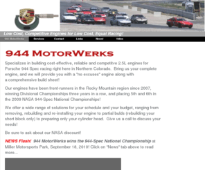 944motorwerks.com: 944 MotorWerks - A WebsiteBuilder Website
A WebsiteBuilder Website