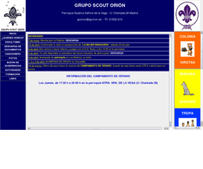 gsorion.es: Grupo Scout Orión
