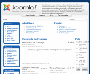 connektnet.us: Welcome to the Frontpage
Joomla! - the dynamic portal engine and content management system