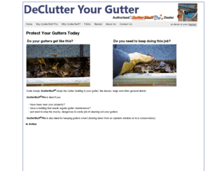 declutteryourgutter.com: GutterStuff® Pro - The First And Orignal Foam Gutter Protector
Gutter Stuff - Keeps your gutters clear and looking good